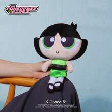 THE POWERPUFF GIRLS 23 厘米经典可爱飞天小女警毛绒玩具娃娃，蓬松泡泡小狗卡通填充动物生日礼物 - 彩色 - 查看 6