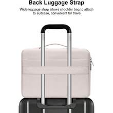 LZ360 Protective Laptop Case 15 Inch Laptop Sleeve Compatible With MacBook Air 15 M4 A3241 M3 A3114 M2 A2941 20252023  XPS 15 Side Open Bag With 2 Raised1 Flapover Pockets Stone Gray1510 - 石灰色 - 查看 4