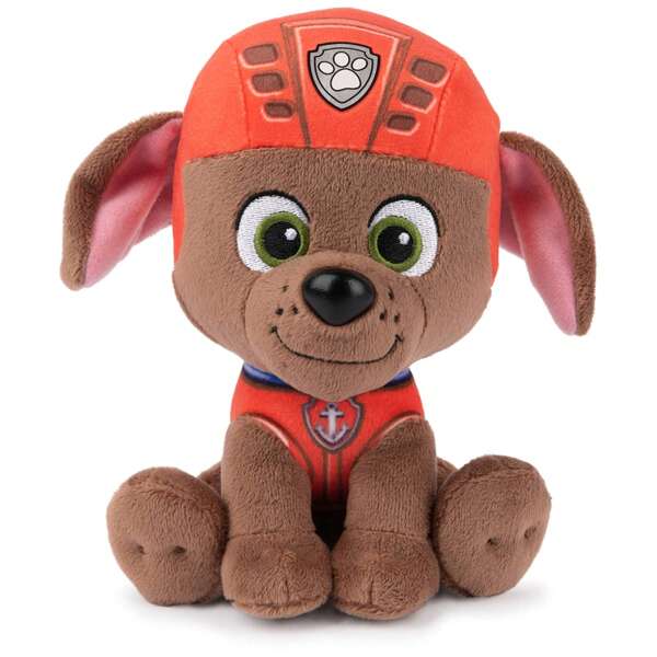 Spin Master GUND Official PAW Patrol ZUMA In Signature Officer Uniform Plush Toy, Stuffed Animal For Ages 1 And Up, 6" (Styles May Vary)