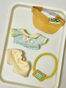 Summer Limited For Labubu Outfit Set - 17cm Cute Doll Clothes For 1st/2nd Gen Vinyl Keychain, Viral DIY Fashion Accessory, Hisame Must-Have!