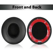 Replacement Ear Pads For Solo 2 & Solo 3 Wireless On-Ear Headphones, Ear Cushions, Headset Earpads, Ear Cups Cover With Soft Protein Leather