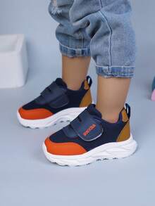 1双幼儿/小童宽版简约休闲运动鞋 - 藍色 - 查看 9