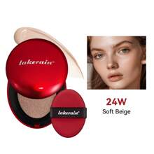 lakerain 1盒18g红壳气垫粉底液韩国清透妆前乳持久遮瑕防水气垫粉底液 - 彩色 - 查看 24