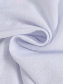 3 件套时尚男婴树叶和汽车印花衬衫、印花短裤和帽子套装，夏季 - 淺藍色 - 查看 9