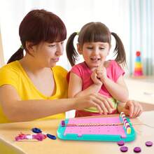 Friendship 2-In-1 DIY Bracelet Making Kit, 10 Pre-Cut Wool Thread And 10 Woven Rope Can Be Edited For Two Different Kinds Of Rope, Suitable For Girls Ages 6-14 Years Old Birthday Gifts