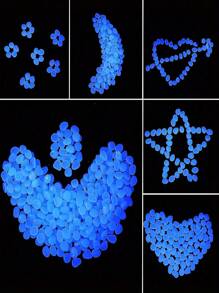 Piedras luminosas en miniatura que brillan en la oscuridad, rocas en miniatura que brillan en la oscuridad, piedras luminosas, paisajismo de jardín, guijarros de resina, para césped, acuario y decoración de pecera, jardines, senderos, bonsái, peceras, macetas, plantas en maceta, decoración DIY, decoración navideña, decoración de boda, decoraciones festivas, decoraciones navideñas, decoraciones de invierno.