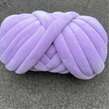 500G 16Meters Super Velvet Chunky Yarn,3cm Thick Bulky Giant Thread ,White Bag ,Yarn For Hand Knitting DIY, Handmade Bag,Soft Big Blanket Carpet , Fabric Strips, Cushions And Cat Beds - Multicolor - View 21
