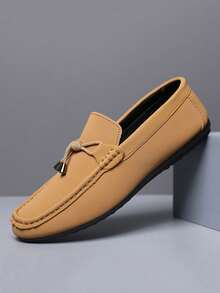 男士休闲乐福鞋，韩版时尚，百搭驾车鞋，Old Money Chic 秋季