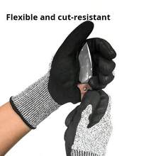 1 Pair - Specialized Anti-Slip And Warm Five-Finger Design Nylon Rubber Water Sports Gloves For Sea-Watching, Diving, Snorkeling, And Surfing - Suitable For Both Men And Women, Warm, Anti-Slip, Flexible Gloves, Suitable For Spearfishing, Swimming, Rafting, Kayaking, Paddling, Water Skiing, And Diving. - XL - View 2