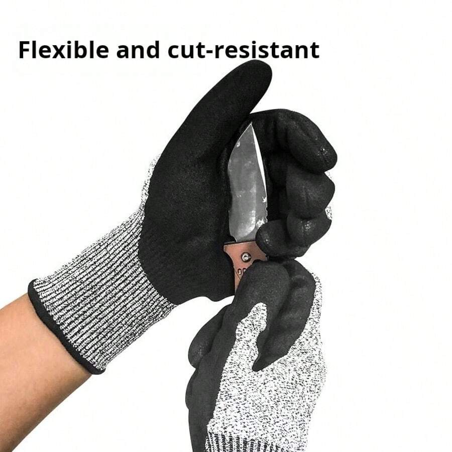 1 Pair - Specialized Anti-Slip And Warm Five-Finger Design Nylon Rubber Water Sports Gloves For Sea-Watching, Diving, Snorkeling, And Surfing - Suitable For Both Men And Women, Warm, Anti-Slip, Flexible Gloves, Suitable For Spearfishing, Swimming, Rafting, Kayaking, Paddling, Water Skiing, And Diving.