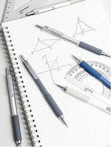 Languo New Metal Machanical Pencil Painting Mechanical Pencil Soft Mian Pen Holding Active Pencil Special For Junior And Senior High School Students To Learn Drawing And Daily Writing Back School Pencil,For School Supplies,Back To School - one-size - View 7