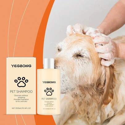 Pet Shampoo - Gentle Cleansing, Softens Pet Cat & Dog Fur, Detangling Shampoo