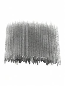 500/200/100/50 Peças Ferramentas de Arte de Unhas para Mulheres, Palito de Limpeza Acrílico Rosa de Duas Pontas, Palito de Esfoliação de Pele Morta, Ferramenta de Manicure