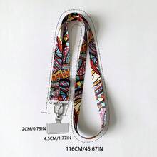 Retro Phone Lanyard With 360° Rotatable Clip, Adjustable Strap, Sturdy Dual-Use Halter, Fashionable Shoulder Strap, Suitable For Various Smartphones Compatible With Android And Most Smartphone,Gifts For Mother, Family, Friends, Birthday, Holiday Phone Chain - Multicolor - View 3