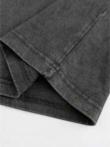 Wash With Water To Do The Old Craft! Erykah Badu Character Printed T-Shirt, Retro Soul Singer Element, Full Of Street . - 黑色 - 查看 3