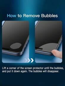 ZYONS 2 paquetes de protector de pantalla de vidrio templado antirreflejo para iPhone 17 Pro Max/Air/17/16 Pro Max/16 Plus/16E/15/14/13/12/11 Series - Acabado brillante, anti-arañazos, anti-huellas dactilares y anti-manchas de grasa, compatible con fundas de teléfono, protección de privacidad de pantalla