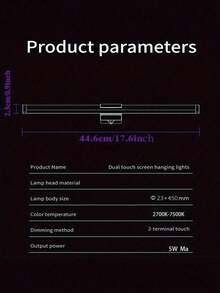 1pc Gaming Atmosphere Lamp For Monitor Screen With Eye Protection & Touch Control, Rgb Lights, Suitable For Desktop Computer