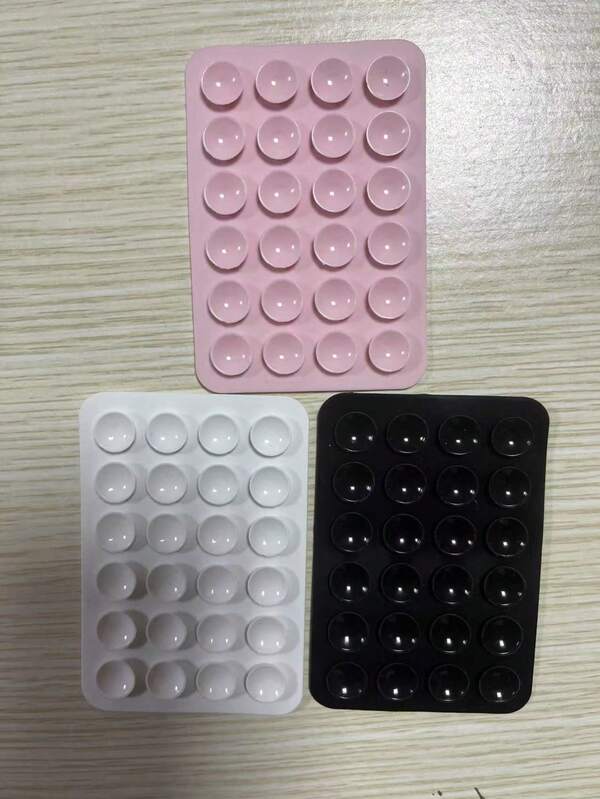 1 pièce de support de téléphone ventouse en silicone, prise de téléphone ventouse, Octobuddy, support de téléphone adhésif, support de téléphone adhésif pour téléphone portable avec adhérence sans couture, convient pour la salle de bain, la cuisine, la chambre, le salon, la salle à manger, la salle de gym, la voiture, les essentiels de voyage, les fournitures scolaires, les vacances de camping, les articles de vacances essentiels, les accessoires de vacances, l'été