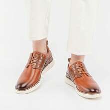Men's Oxford Shoes Dress Shoes Men's Lightweight Lace-Up Fashion Shoes-20256688 - 棕色-06 - 查看 10