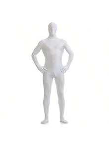 1 件 Zentai 紧身衣，全身氨纶紧身服装，角色扮演连体衣，弹性面料，适合舞台表演，隐形穿着