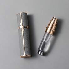 Travel Refillable Perfume Bottle, Leak-Proof 5ml Atomizer, Portable Luxurious Pocket Perfume Dispenser Pump Transfer Tool For Women Men Travel Accessories. - 灰色-10ml - 查看 8