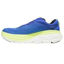Hoka Men's Bondi 8 Running Shoes - Electric Cobalt / Lettuce - View 4