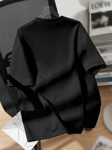 CAMISETA DE CUELLO REDONDO MANGA CORTA IDEAL PARA TI CON ESTAMPADO DE CHERRY BLANCA - Negro - Ver 3