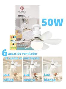 Ceiling Fan - White - View 3