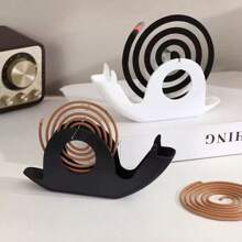 Fashionable Snail Mosquito Coil Holder | Combines Mosquito Coil Dish And Ashtray, Portable Home Decor | Cute Snail Design, Suitable For Bedroom, Living Room, Office, Bathroom, Etc.