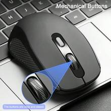Wireless Mouse, Anti Slip Scroll Wheel, Ergonomic Design, Suitable For Laptops Pc,Chromebook Compatible With MacBook Mouse With Usb Nano Receiver, Wireless Computer Mouse - Multicolor - View 1