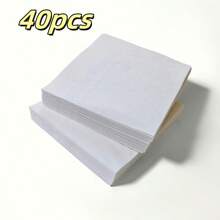 20/40/100/150 قطعة مناديل ورقية بطبقتين بيضاء سادة، مناديل ورقية للمشروبات قابلة للتخلص منها مطوية أربع طبقات بمقاس 4.9 بوصة * 4.9 بوصة للحفلات والاستخدام اليومي