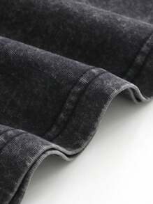 230G Washed Pure Cotton Men's T-Shirt – Vintage Cool Street Style Graphic Tee For Outdoor Sports | Loose Fit | Soft Knitted Fabric