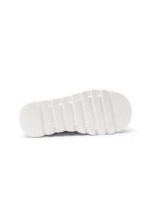 Gothic Chunky Platform Boots For Women – 3.5 Lightweight Heel, Hidden Side Zipper, Edgy Ankle Boots For Concerts, Nightclubs & Street Style Dark Glamour Comfort White - 白色 - 查看 6