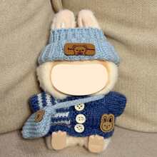 1/2 Sets Fashionable Clothing Sets Suitable For Labubu (Without The Doll), Hand-Woven , Cute Clothes, Bags, Hats, DIY Fashionable And Interesting Accessories, Suitable For Daughter's Birthday, Anniversary, And Holiday Gifts, Christmas Gift