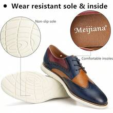 Men's Oxford Shoes Dress Shoes Men's Lightweight Lace-Up Fashion Shoes-20256688 - 多彩-05 - 查看 8