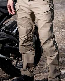 Men's Multi-Pocket Tactical Pants, Waterproof Military Tactical Trousers, Multi-Pocket Combat Pants - Màu Khaki - Xem 3