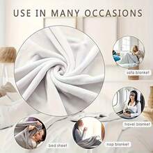 Modern Polka Painting Flannel Blanket - Black With Pink And Purple Circular Patterns, All-Season Soft Washable Blanket, Suitable Sofa, Bed, Camping, Travel, And Gifts, Comfortable Home Decor, Vibrant Design, Quilted Texture, Multi-Functional Accessory, Great Choice