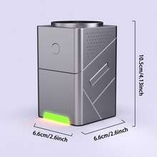 Cargador inalámbrico multifuncional oculto 3 en 1, cargador inalámbrico plegable giratorio eléctrico táctil de 15W, cargador inalámbrico portátil compatible con Apple, Watch y