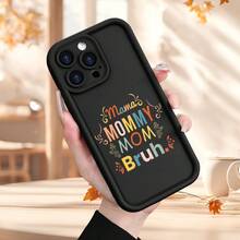 [Teléfono] Funda con diseño de perezoso, flor y perezoso, textura esmerilada, agarre cómodo, ideal para hombres y mujeres - Negro - Ver 2