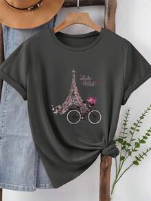 Women T-Shirts - Grey - View 1