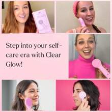 Facial Cleansing Brush For Deep Cleansing Gtle Exfoliating And Massaging Waterproof And Rechargeable Face Cleanser Brush Silicone  Vibration Face Scrub Brush Electric Face Washer