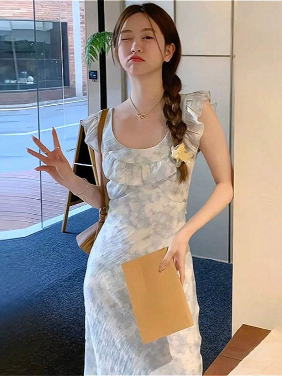 Women Long Dresses - 圖片色 - 查看 1