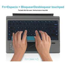 TUNKE Surface Pro 3/4/5/6/7 Keyboard Cover - Colorful Backlight - View 5