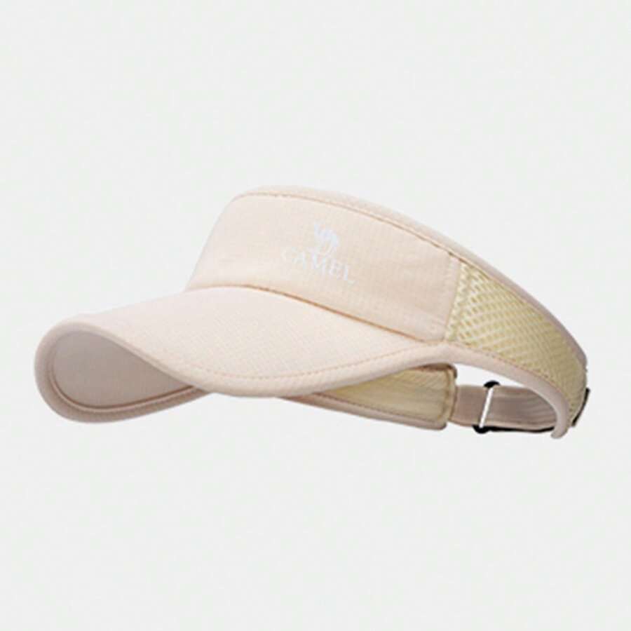 CAMEL CROWN Running Sun Hat Women's Sports Outdoor Empty Top Sun Protection Golf Marathon Tennis Hat - Pale Apricot Color - View 1
