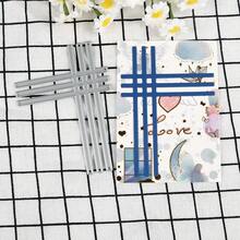 1pc Decorative Border Frame Embossing Cutting Dies, DIY Card Cutting Mould, Handmade Metal Cutting Template, Paper Cutting Tools, Applicable For Scrapbooking Crafts