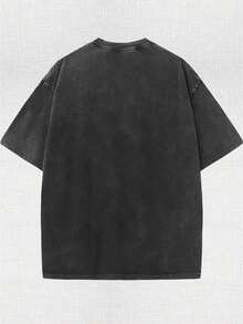 Wash With Water To Do The Old Craft! Erykah Badu Character Printed T-Shirt, Retro Soul Singer Element, Full Of Street . - 黑色 - 查看 2