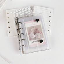 M5透明活页夹，10个双面套，替换纸，DIY活页夹笔记本套装。贴纸，贴纸簿，贴纸架，封口簿，贴纸活页夹，替换装，透明贴纸簿 - 彩色 - 查看 3