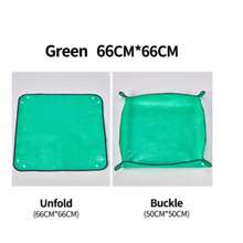 Tapete de plantio de 1 peça, 50cm-100cm, almofada de jardinagem, dobrável, para vaso de flores, transplante de plantas, tapetes à prova d'água