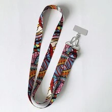 Retro Phone Lanyard With 360° Rotatable Clip, Adjustable Strap, Sturdy Dual-Use Halter, Fashionable Shoulder Strap, Suitable For Various Smartphones Compatible With Android And Most Smartphone,Gifts For Mother, Family, Friends, Birthday, Holiday Phone Chain - Multicolor - View 13