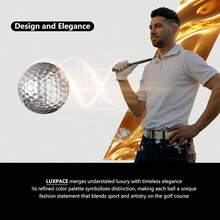 2Layers Premium Golf Ball  Performan Golf Ball For Distan And Straighter Shots, Personalized Antique Gifts For Men Golf Tees Gift Set - Standard+2+Golden+++2+Silvery - View 7